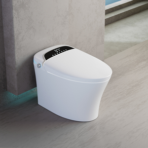 Meilleures ventes : WC intelligent automatique avec pulvérisation d'<span class=keywords><strong>eau</strong></span> et bidet intégré, équipement <span class=keywords><strong>sanitaire</strong></span> pour salle de bain - Product Image 1