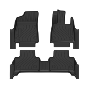 Accesorios interiores Alfombrillas de coche Conductor de mano derecha para <span class=keywords><strong>VOLVO</strong></span> EX30 2025 Alfombrillas de coche con patrón de diamante negro de lujo - Product Image 2
