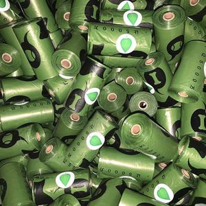 Nouveau distributeur de sacs pour ramasser les excréments de chien avec mousqueton parfumé anti-fuite de taille standard et verrou de sécurité, sacs à déjections canines - Product Image 6