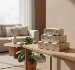 Boîtes à bijoux en résine gravées au laser personnalisées - Plusieurs tailles, couleurs et designs - Boîtes à bijoux de luxe empilables - Vente en gros - Product Image 2