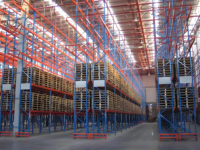 Maßgefertigte Stahl-Lagerregale Industrielle Regalsysteme Schwerlast-Mehrebenen-Palettenregale für Lagerhallen