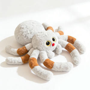Juguete de Peluche Creativo de Araña de Dibujos Animados, Lindo, con Relleno de Algodón PP, de 11cm-30cm de Altura, para Fiestas Infantiles, Bromas y Trucos - Product Image 2