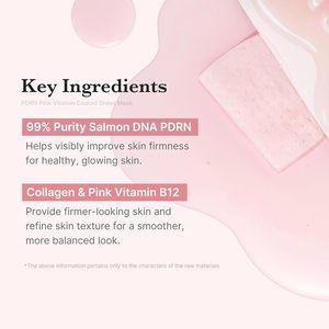 メディキューブ サーモンDNA PD RN ピンク ヴィータ コーティング シートマスク 韓国シートマスク ガラス肌 美肌効果 バランス肌 フェイシャルマスク - Product Image 4
