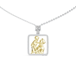 จี้สร้อยคอเงินแท้ 925 ชุบทอง ประดับเพชร CZ ลายคามีโอ แบบสั่งทำพิเศษสำหรับ<span class=keywords><strong>พ่อ</strong></span>และลูก  งานแกะสลัก  ของขวัญวัน<span class=keywords><strong>พ่อ</strong></span> - Product Image 1