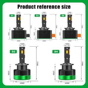 หลอดไฟหน้ารถยนต์ LED เป็นหลอดไฟ HID รุ่น D1S D2S D3S D4S D8S ระบบไฟส่องสว่างอัตโนมัติ หลอดไฟหน้า LED - Product Image 1