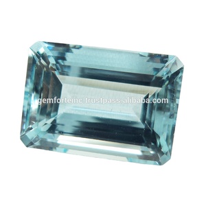 Piedra Preciosa de Aguamarina Azul Cielo, Forma Octogonal, Calibrada, Suelta, para Joyería Hecha a Mano, Piedra de Aguamarina de Alta Calidad - Product Image 2