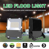 Luz de inundación LED IP65 10W 20W 30W 50W 100W 200W 400W Reflector Led Luz exterior 100-277vac Luz de estadio LED