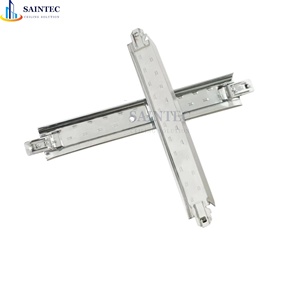 Perfil de metal galvanizado ignífugo Instalación elegante y segura de azulejos de techo cuadrados Materia Prima para riel de azulejos de techo - Product Image 1