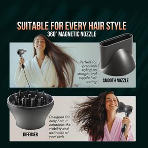 Secador de Pelo Profesional de Alta Velocidad 110000rpm para Salón, con Logotipo Personalizado, Iónico, con Cepillo, Secador de Cabello - Product Image 4