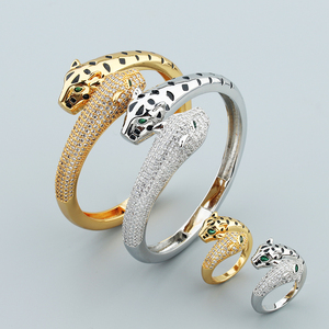 Lx0532 phụ nữ sang trọng của AAA + Zircon Kim Cương Vòng đeo tay thiết kế cổ điển đồ trang sức mỹ bộ thời trang bangles - Product Image 3