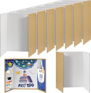 36 "x 48" Trắng Tri-fold sóng Bảng trình bày Áp phích Board Bảng hiển thị cho khoa học công bằng, trường học dự án - Product Image 2