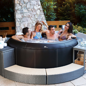 Piscine <span class=keywords><strong>gonflable</strong></span> MSpa CAMARO pour 4 personnes, chauffage 1500W et souffleur d'air 720W, pompe filtrante 1800L/H, 118 jets d'air, 180cm*70cm - Product Image 3