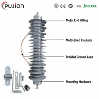 Parafoudre / Parafoudre à oxyde métallique série YH10W 36KV avec boîtier polymère