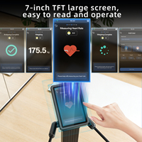 Balance connectée intelligente TFT pour le poids corporel, analyseur de composition corporelle par bioimpédance, balance de scan pour la salle de sport