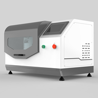 Machine de broyage verticale compacte en acier épais pour laboratoire, pour sols secs et humides, avec joint d'étanchéité à l'huile et force d'extension hydraulique, précision de 1 %