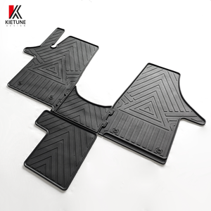4 Uds TPE 3mm de espesor alfombrillas de coche de ajuste personalizado para VW Transporter <span class=keywords><strong>Caravelle</strong></span> Multivan T5 T6 BUS 2003-2019 KIETUNE - Product Image 3