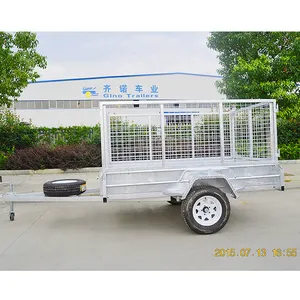 GINO 中国进口马车拖车单轴全焊接拖车