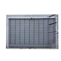 Puerta Industrial de Alta Velocidad Plegable y Apilable para Hangares de Aviones con Tela Nano PVC Resistente al Viento para Aeropuertos y Almacenes Wuxi Shelter