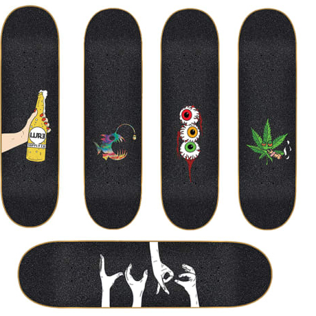 Бесплатные образцы, оптовая продажа, резиновый рулон Griptape для скейтборда, детали для скейтборда, захват-лента-01, плоская водонепроницаемая, Шанхай