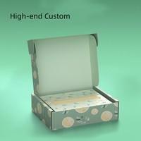 Boîte en carton ondulé pliable personnalisée, boîte d'emballage épaisse Extra dure