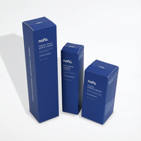 Boîte en carton blanc pliable à logo imprimé, facile à déchirer, pour produits d'hydratation et de soin de la peau, vente en gros