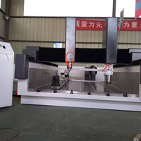 Enrutador de máquina de tallado de piedra de diamante CNC para granito y mármol con motor de núcleo y componentes de bomba