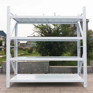 Étagères de stockage Entrepôt Hauteur d'étagère réglable Étagères de stockage empilables sans boulon Palette Q235B Étagères métalliques en acier pour garage - Product Image 1