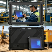 Pabrik OEM ODM Tablet PC Tangguh 10.1 Inci Windows 11 Intel N5100 NFC Pemindai Barcode 2D IP68 4G LTE atau 5G Tablet PC Industri