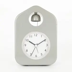 Elegante Grau Ton Desktop Wecker Qualität Büro Uhr