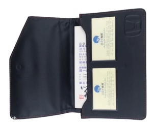 2020 Tốt Nhất Bán <span class=keywords><strong>A5</strong></span> Xe Tổ Chức Xe Của Nhãn Hiệu Thư Mục PU Da Xe Tài Liệu Chủ Tùy Chỉnh Biểu Tượng Dập Nổi Tập Tin Túi - Product Image 3