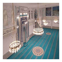 Tapis de prière musulman personnalisé bon marché en impression 3D, tapis de prière mural à mur, tapis de prière de mosquée