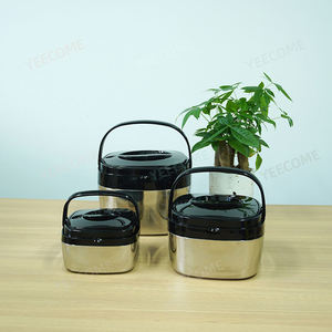 YJM929 Calentador de alimentos grande 2-5-10 <span class=keywords><strong>litros</strong></span> Fábrica Venta caliente Ollas grandes Cuadradas 3PCS Juego de ollas - Product Image 5