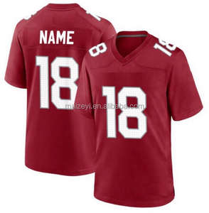 أفضل جودة مخصصة #1 Kyler Murray #18 Marvin Harrison Jr. #0 ويل جونسون #85 Trey McBride مخيط قميص كرة القدم الأمريكية - Product Image 6