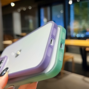 Acrylic rõ ràng trong suốt chống sốc TPU khung mới sang trọng PC cao cứng kim loại máy ảnh rãnh antiyellow trở lại điện thoại di động trường hợp - Product Image 2