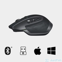 Pour Logitech MX Master 2S souris 4000DPI nouvelle possibilité Machine recharge rapide souris facile à commuter USB pour Windows Mac OS Linux