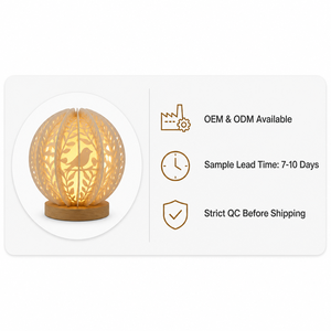 Lanterne en papier de style chinois, lampe LED sculptée en 3D, lumière blanche chaude, décoration de bureau pour chambre à coucher, fête - Product Image 5