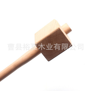 <b>Leather</b> Hammer Beechwood Square Wooden Mallet Handmade For <b>Leather</b> Crafting <b>Tools</b> - Product Image 4