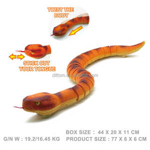 Jouet <span class=keywords><strong>Serpent</strong></span> Télécommandé 2.4G Personnalisé, Grande Taille, avec Langue Extensible et Mouvements Réalistes, pour Enfants, Utilisation Intérieure et Extérieure, Idéal Cadeau - Product Image 6