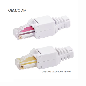 Nhà phân phối muốn <span class=keywords><strong>8P8C</strong></span> bảo vệ RJ 45 CAT5E công cụ miễn phí Conector Adapter UTP STP CAT6 nối toolless <span class=keywords><strong>RJ45</strong></span> <span class=keywords><strong>Modular</strong></span> cắm - Product Image 1
