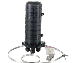 Dôme de fermeture d'épissure de Fiber optique boîte de boîtier de Joint en plastique pour tour de poteau accessoires de câble de Fiber optique d'extérieur