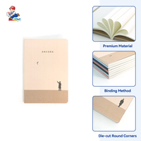 Agenda personnalisé à reliure parfaite, impression personnalisée, carnet de notes de marque personnalisée avec couverture en papier UV sélectif, format personnalisé