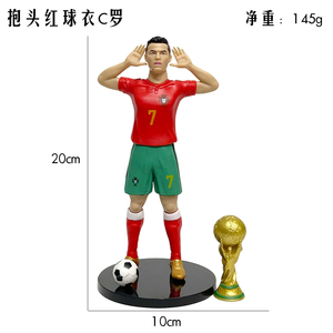 Figurines <span class=keywords><strong>de</strong></span> poupées <span class=keywords><strong>de</strong></span> stars du football <span class=keywords><strong>de</strong></span> la Coupe du monde Ronaldo, Messi, Mbappé et Neymar pour la décoration <span class=keywords><strong>de</strong></span> la maison - Product Image 5