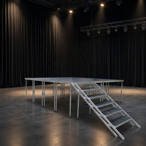 Modular Aluminum Alloy Stage 1.22m x 1.22m Square Adjustable Legs Quick Installation Stage <b>Platform</b> - Product Image 3