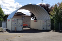Maison en acier Kits de cabane Quonset et bâtiment en arc Quonset Toit en métal Joint à vis Toit en métal Écrou et boulon de bâtiment Panneau Hut