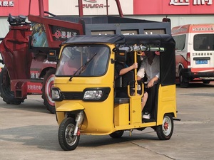Tricycle électrique de passager à 3 roues de TukTuk de passager de fer de haute qualité <span class=keywords><strong>pour</strong></span> le véhicule d'autobus touristique ouvert - Product Image 2
