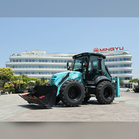 Backhoe Loader Multi-Fungsi untuk Pertanian, Excavator Loader Mingyu Dua-dalam-Satu, Tersedia dalam Stok