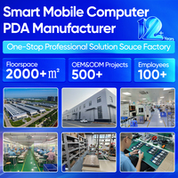 FYJ F9824 DPM Computadora móvil empresarial 4 + 64GB Cámara dual OCR Diseño ultradelgado DPM PDA Escáner de código de barras Android