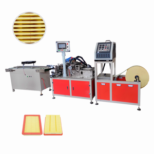 Đầy đủ tự động Bộ lọc không khí máy làm xe Bộ lọc không khí giấy xếp li máy với dán thiết bị hoàn chỉnh dây chuyền sản xuất - Product Image 1