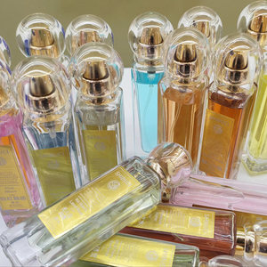 Parfum de poche personnalisé 12 ml, bouchon rond transparent, parfum de voyage pour <span class=keywords><strong>le</strong></span> corps, longue durée, unisexe - Product Image 1