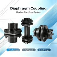 Accouplement à diaphragme flexible JM, diaphragme en acier inoxydable, excellente compensation des déviations et élasticité à couple élevé
